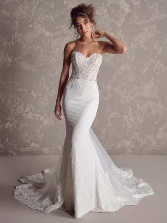 Rebecca Ingram Style #FELICIA (24RK147A01 - Unlined Bodice) #0 default All Ivory (gown with Ivory Illusion) thumbnail