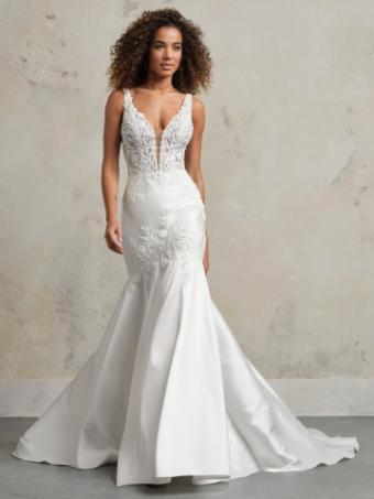 Rebecca Ingram Style #ANDREA (24RN816A01 - Unlined bodice) #0 default Ivory (gown with Natural Illusion) thumbnail