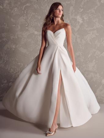 Maggie Sottero Style #NISHA (24MS214A01) #1 Diamond White (gown with Natural Illusion) thumbnail