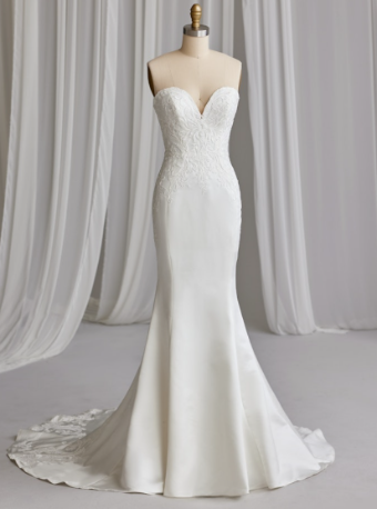 Rebecca Ingram Style #Brette-23RN669A01 #0 default Ivory gown w/ Natural Illusion thumbnail