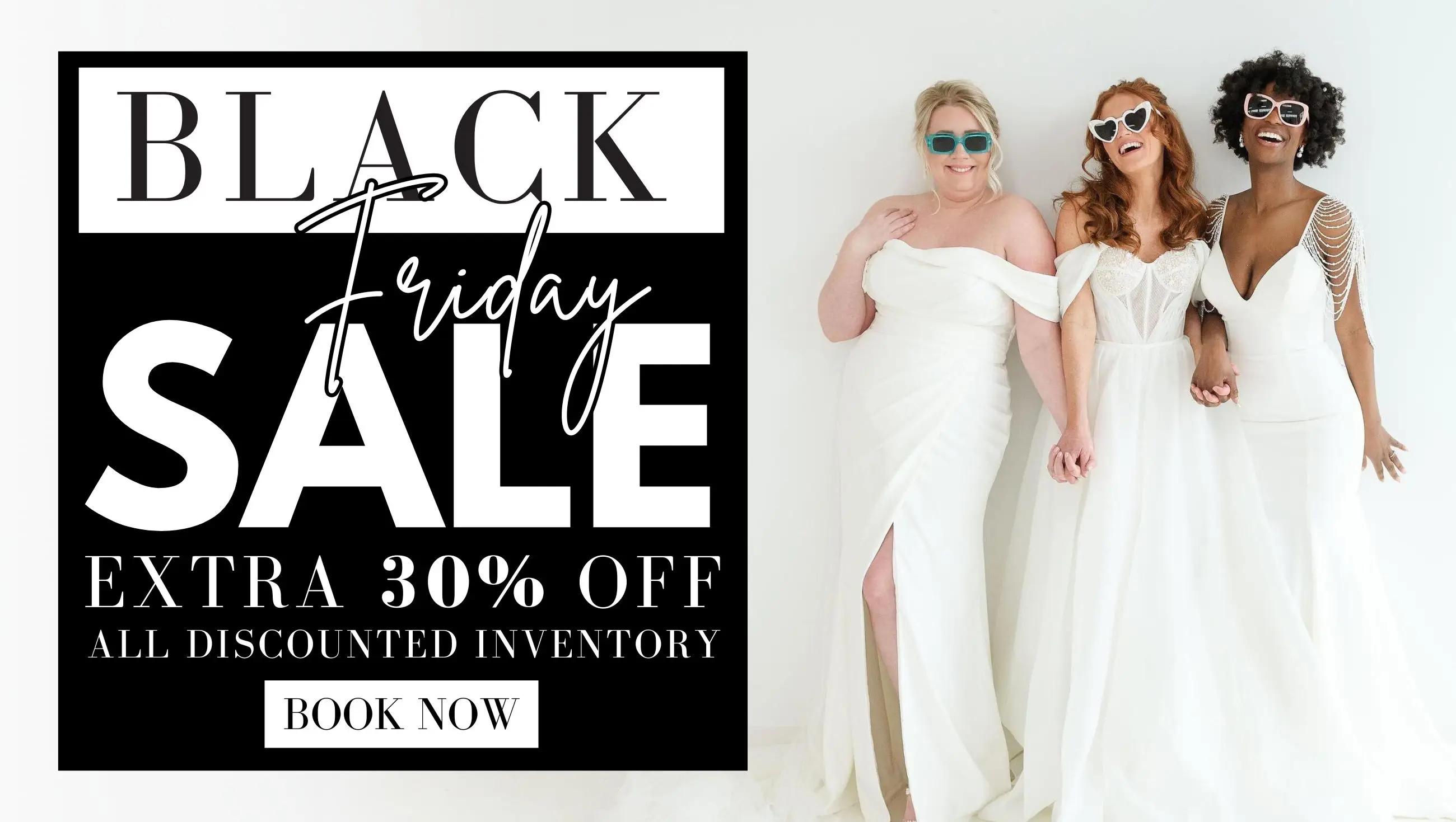 Black Friday Sale at Here & Now Bridal in Virginia Beach